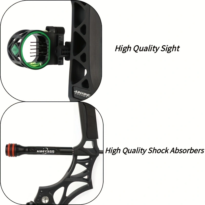 M129 Composite Bow Set Advanced Hunting Bow Outdoor Shooting Archery Hunting 30-70lbs Adjustable Right Hand